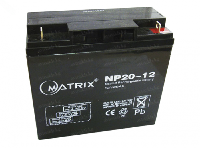 Аккумулятор Matriх 12V 20Ah (NP20-12)